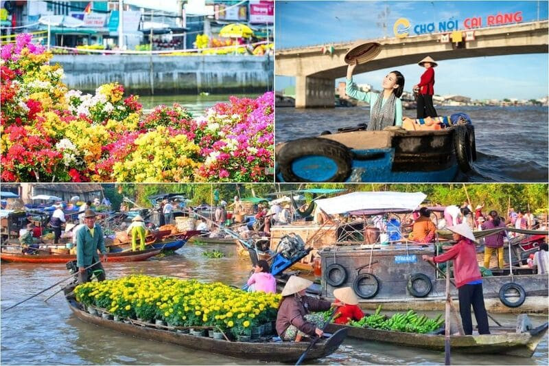 Trải nghiệm chợ nổi Cái Răng và không khí Tết miền sông nước