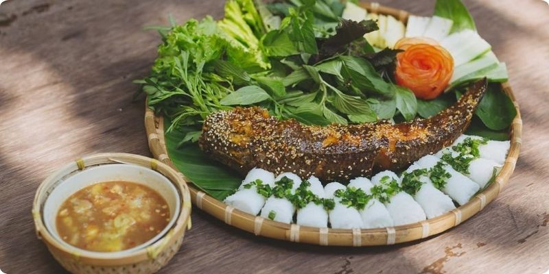 Cá lóc nướng trui Cá lóc nướng trui