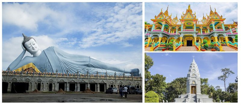 Khung cảnh uy nghiêm tại chùa Som Rong, Sóc Trăng Khung cảnh uy nghiêm tại chùa Som Rong, Sóc Trăng