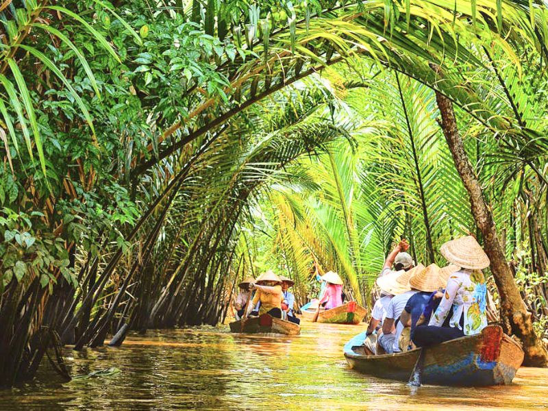 Không khí yên bình tại Cù Lao Thới Sơn