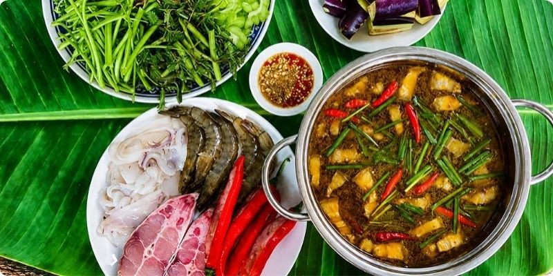 Lẩu mắm miền tây mang hương vị đậm đà Lẩu mắm miền tây mang hương vị đậm đà
