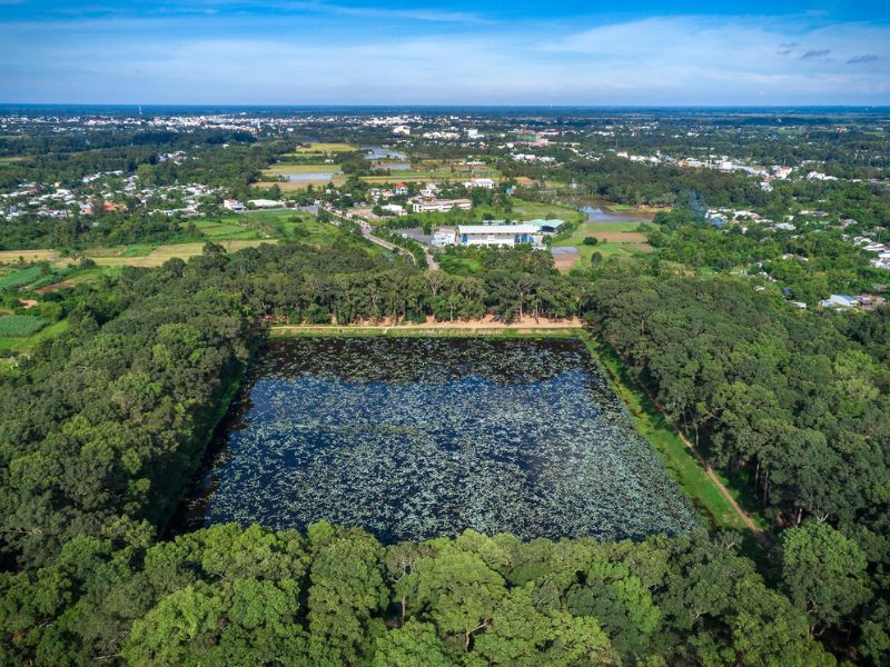 Ao Bà Om - biểu tượng nổi tiếng của Trà Vinh 
