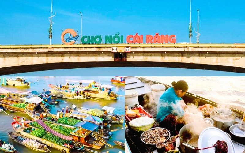 Choáng ngợp trước không khí sôi động của chợ nổi