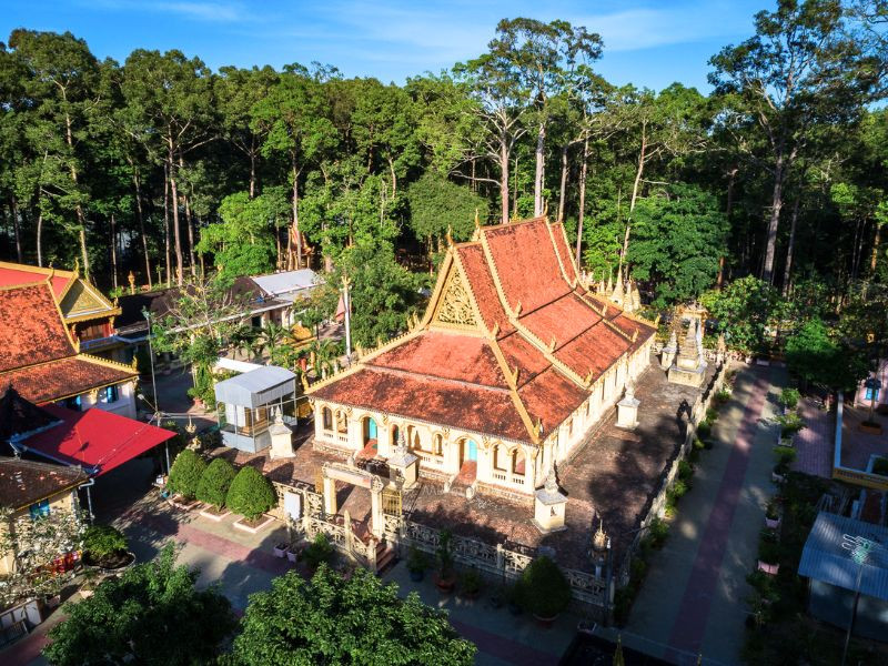 Chùa Âng - dấu ấn kiến trúc Khmer Nam Bộ