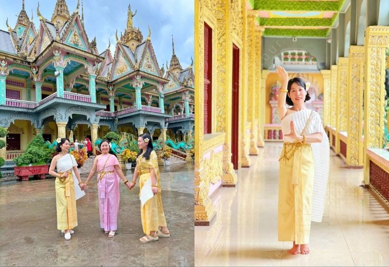 Kiến trúc Khmer đặc sắc của Chùa Som Rong