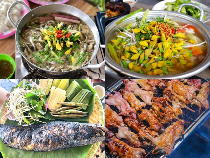 Đặc sản miền Tây mùa nước nổi.