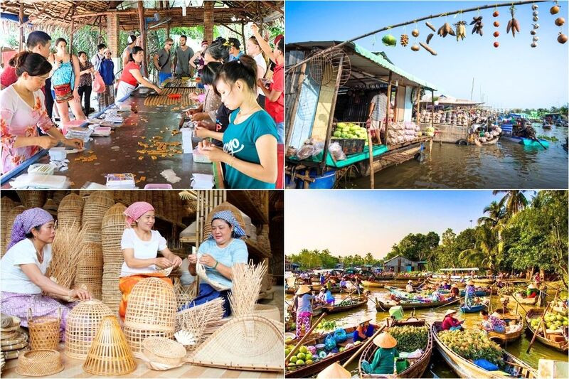 Dạo chợ nổi, làng nghề và trải nghiệm văn hóa miền Tây (Ảnh: Sưu tầm)
