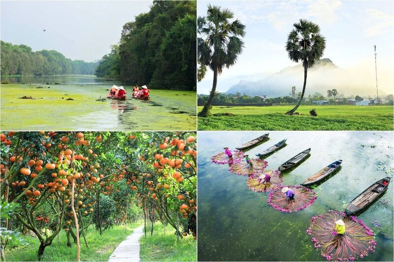 Mùa khô từ tháng 12 - tháng 4 thích hợp du lịch miền Tây (Ảnh: Sưu tầm)