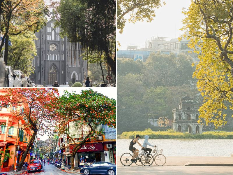 Thủ đô Hà Nội khi vào mùa thu