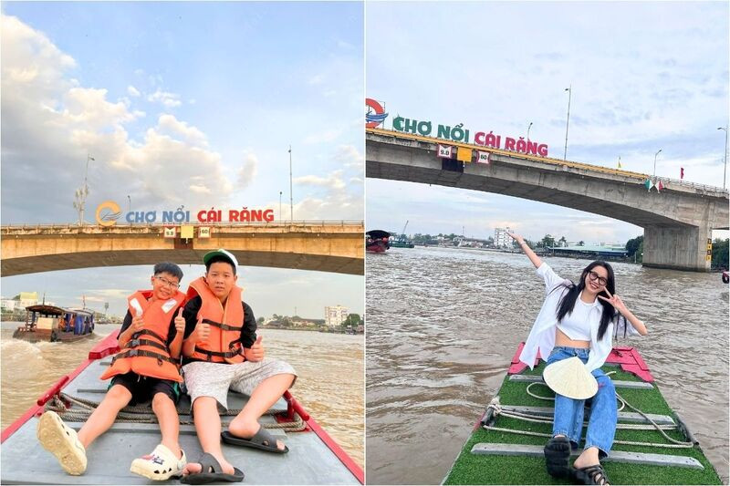 Tour du lịch miền Tây trải nghiệm chợ nổi Cái Răng (Ảnh: Đất Việt Tour)