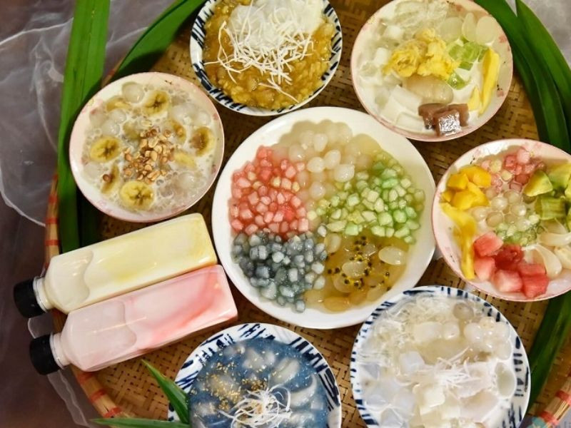 Đa dạng các loại chè ngon tại quán chè Xuân Trang