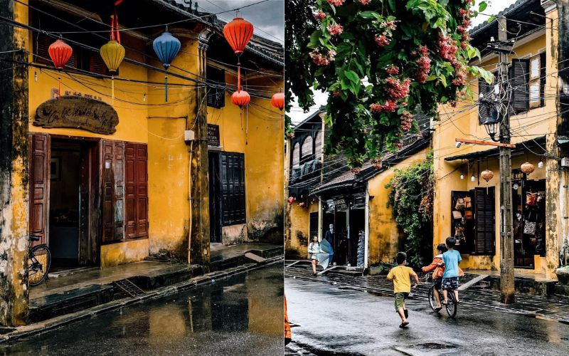 Nét đẹp cổ kính của Hội An ngày mưa 