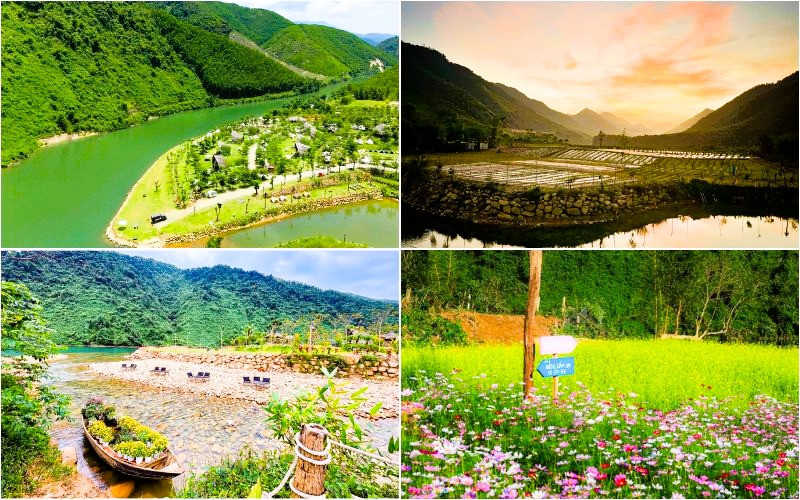 Thả mắt ngắm không gian thơ mộng tại Làng lá Thả mắt ngắm không gian thơ mộng tại Làng lá