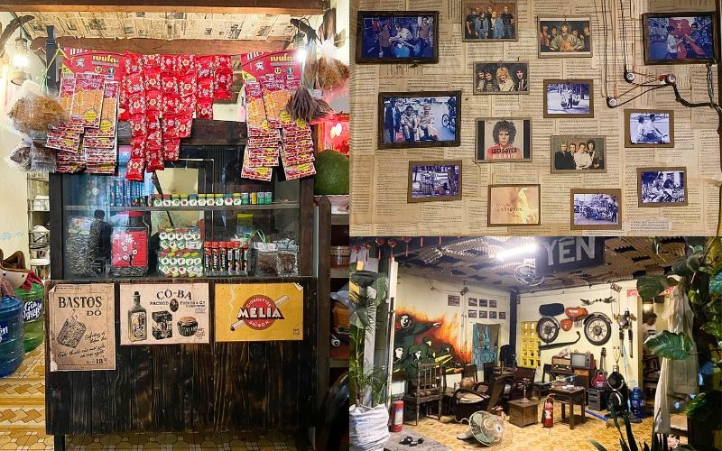 Tiệm cà phê mang lại không gian như trở về tuổi thơ