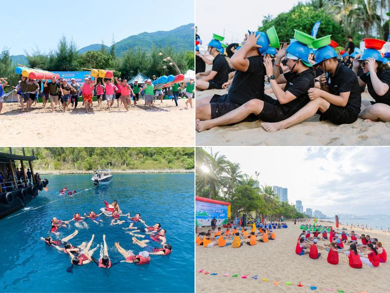 Nhiều hoạt động Teambuilding vui nhộn được tổ chức tại Nha Trang 