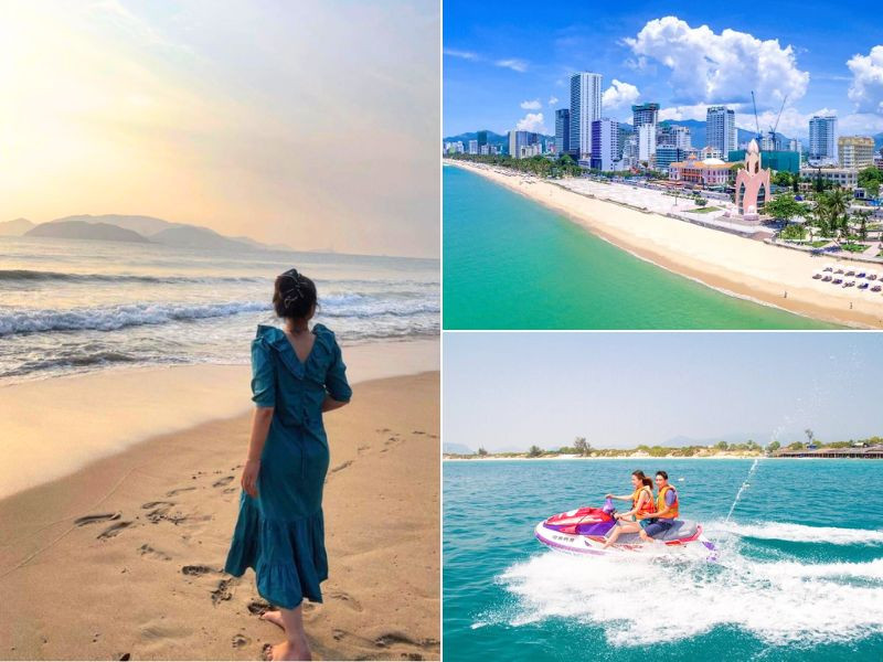 Tự do dạo chơi tại bãi biển Trần Phú Tự do dạo chơi tại bãi biển Trần Phú