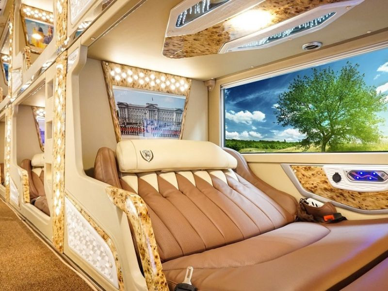 Đi xe giường nằm là giải pháp tiết kiệm khi du lịch Nha Trang.