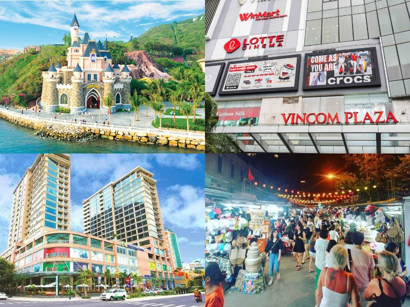 Các địa điểm mua sắm, vui chơi không thể bỏ qua tại Nha Trang.