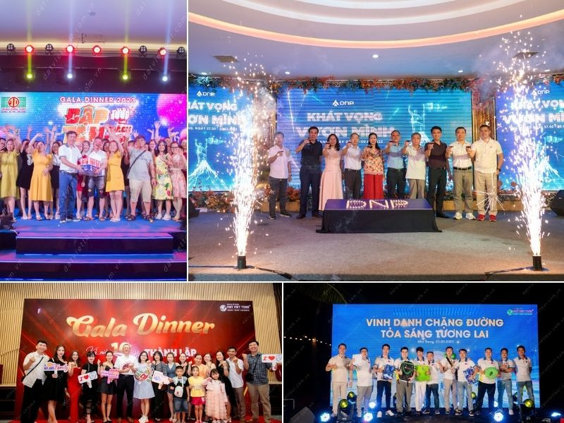 Chương trình Gala Dinner đầy hoành tráng tại Đất Việt Tour tổ chức 