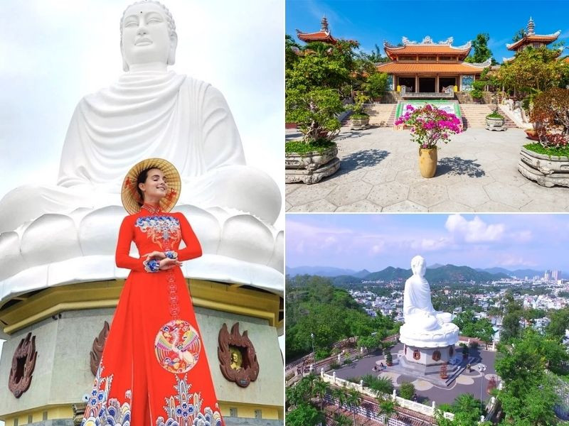 Vãn cảnh chùa Long Sơn giữa hành trình Nha Trang tháng 9