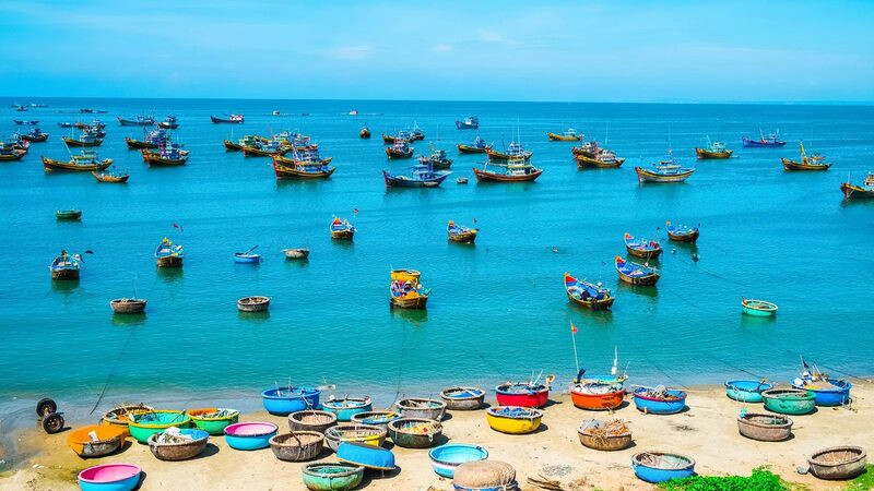 Làng chài Mũi Né yên bình Làng chài Mũi Né yên bình