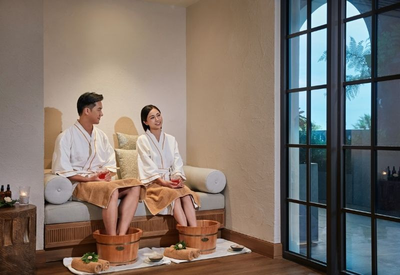 Oasis Wellness & Spa tầng 2 là điểm thư giãn lý tưởng