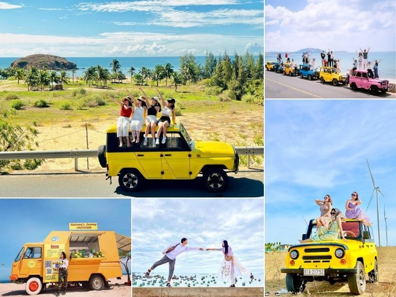 Đi qua nhiều điểm đến đẹp bằng xe Jeep Đi qua nhiều điểm đến đẹp bằng xe Jeep