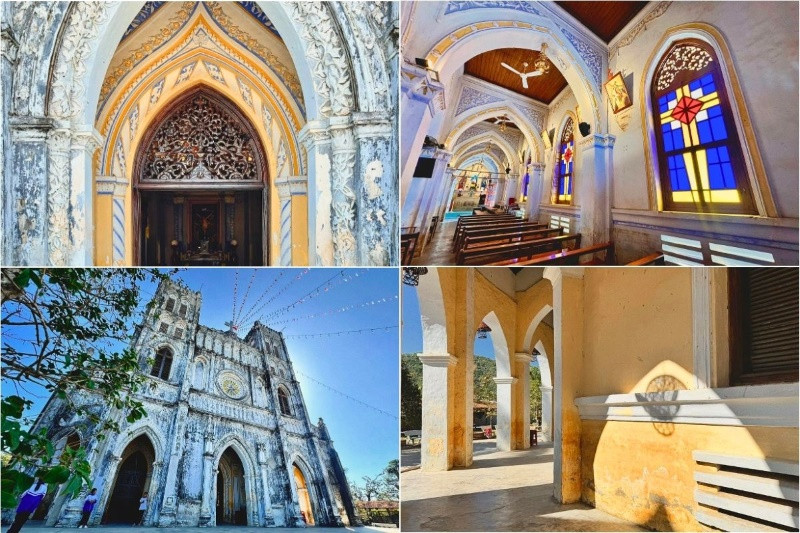 Công trình Gothic cổ kính gắn với chữ Quốc ngữ Việt Nam