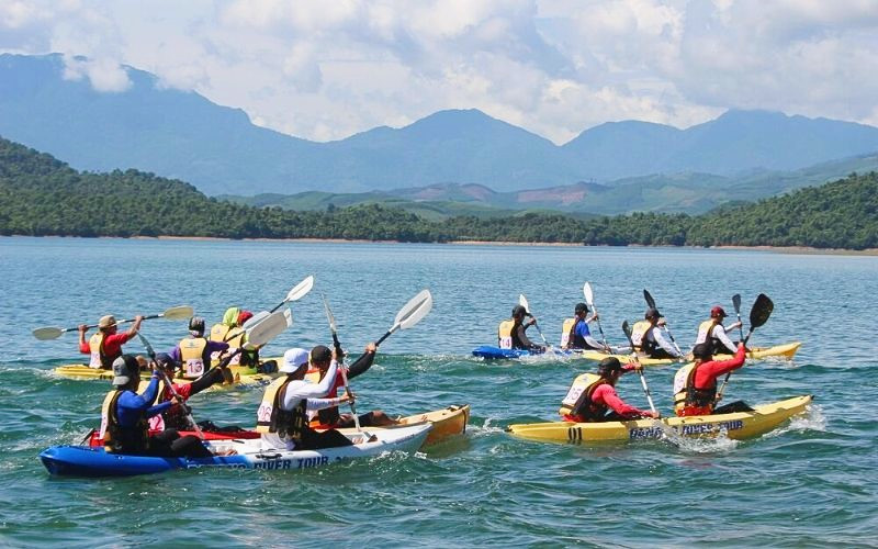 Thoả sức trải nghiệm ở Hồ Phú Ninh