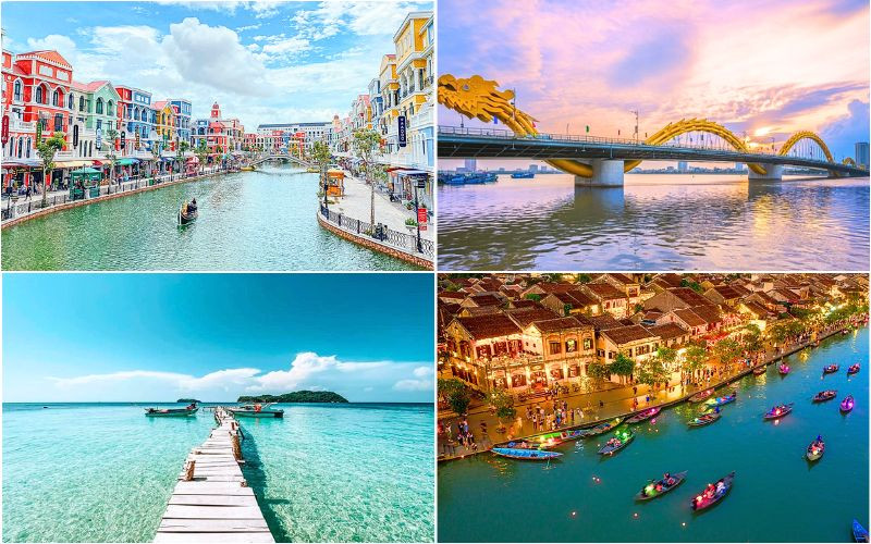 Tiện ích trong combo nghỉ dưỡng Sài Gòn Đà Nẵng / Phú Quốc