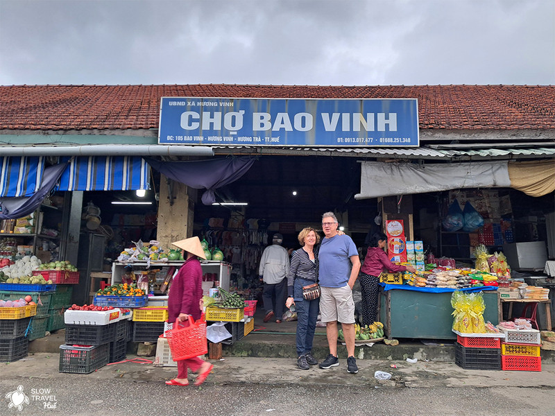 Chợ Bao Vinh bình yên tại cố đô Huế