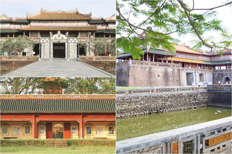 Quần thể di tích nổi bật và nhiều khu vực tham quan khi mưa