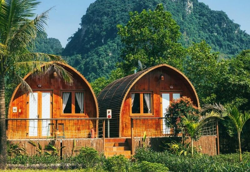 Toàn cảnh Chày Lập Farmstay với khung cảnh thiên nhiên yên bình 