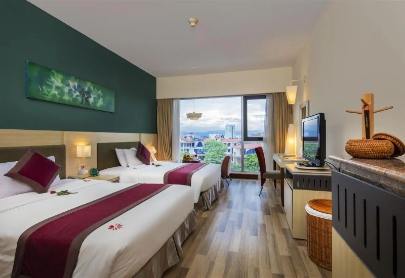 Phòng tại Sài Gòn Phong Nha Hotel tiện nghi, chuẩn 3 sao