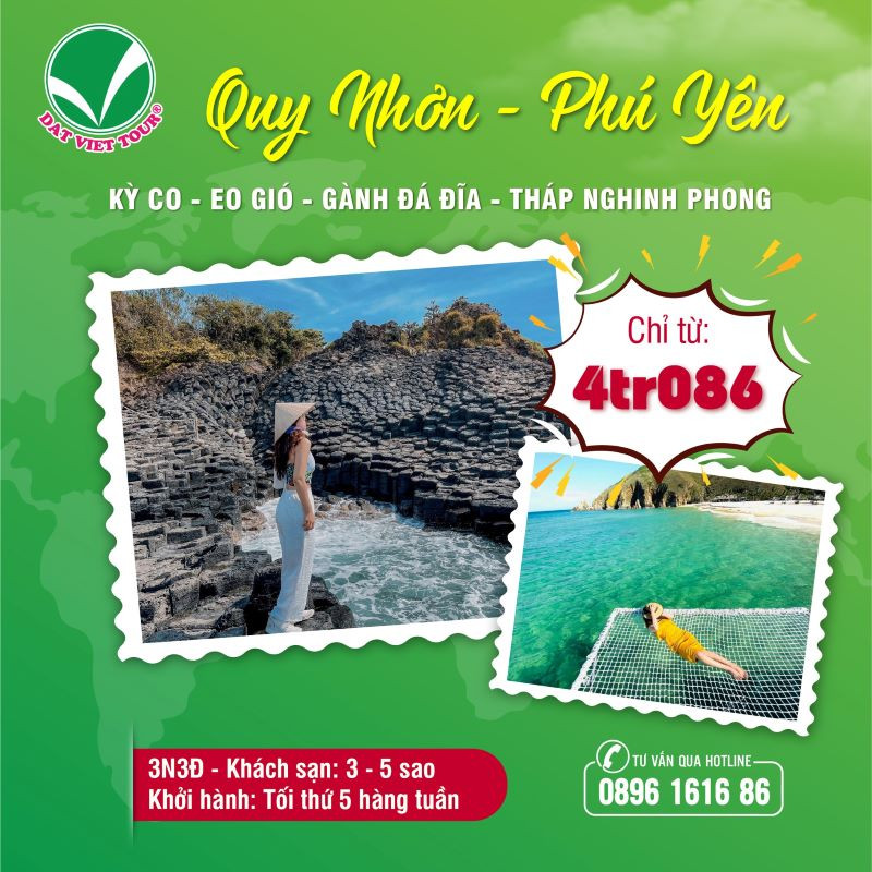 Tham khảo ngay tour du lịch hè Quy Nhơn - Phú Yên tại Đất Việt Tour