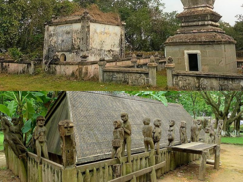 Mộ vua Săn Voi và Nhà Mồ Tây Nguyên