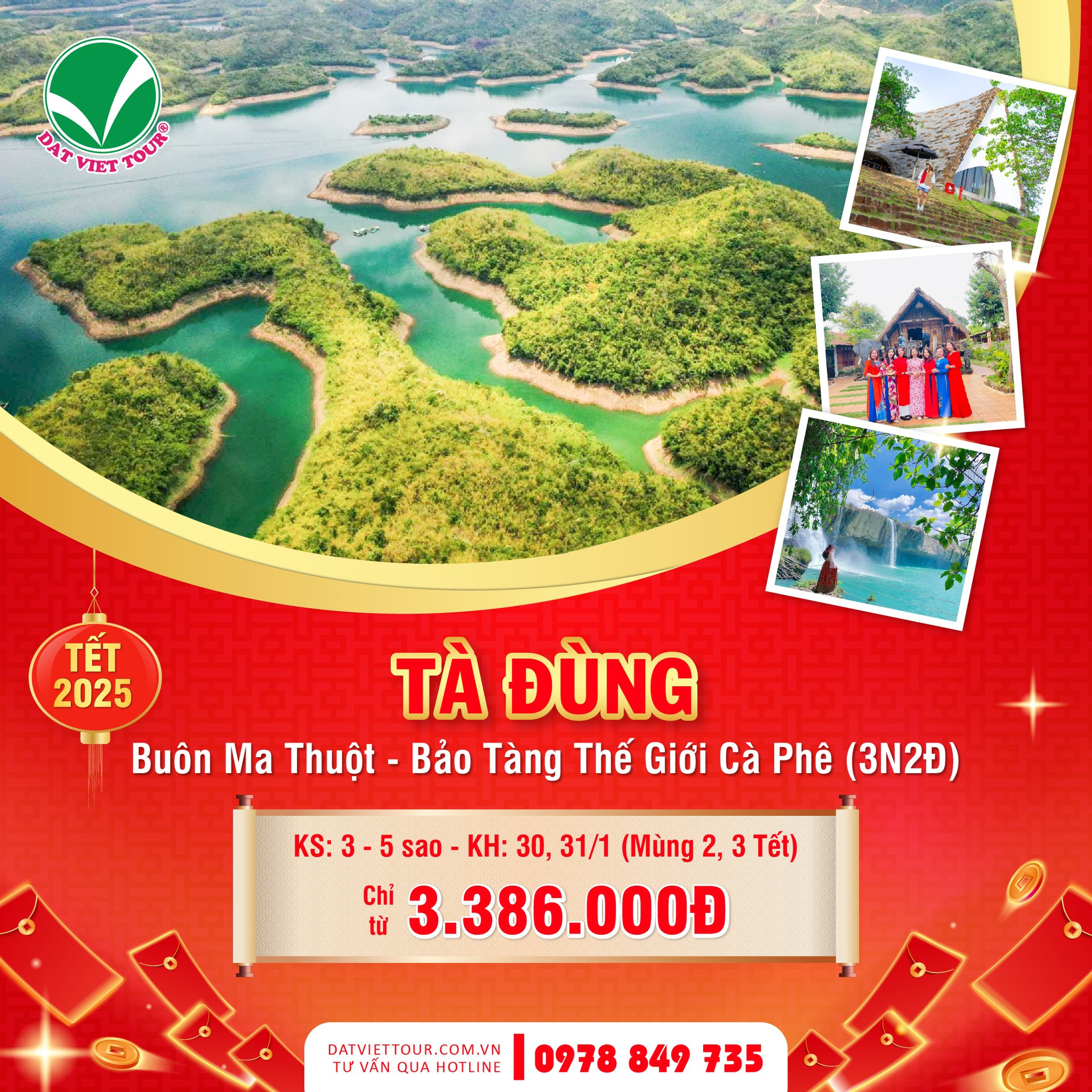 Tour Tết Tà Đùng giá hấp dẫn