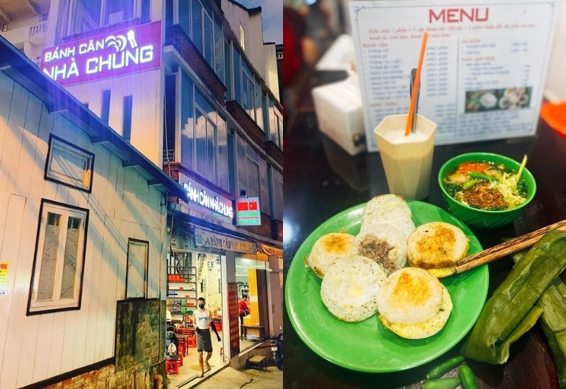 Bánh căn Nhà Chung rất nổi tiếng nên chớ bỏ lỡ trong tour Đà Lạt
