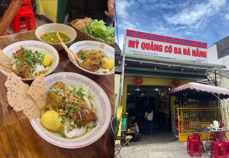 Thưởng thức món mì Quảng chuẩn vị miền Trung tại Đà Lạt