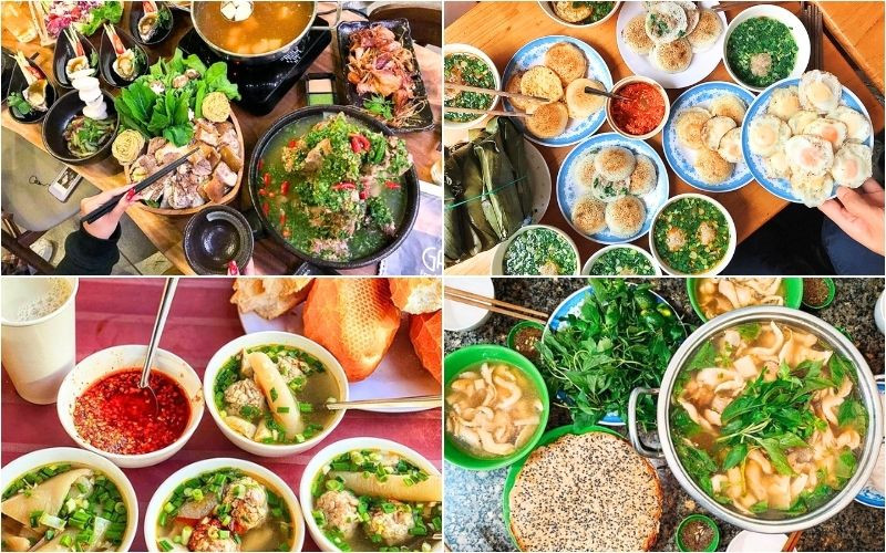 Thưởng thức các món nóng hổi làm say lòng du khách ngày mưa