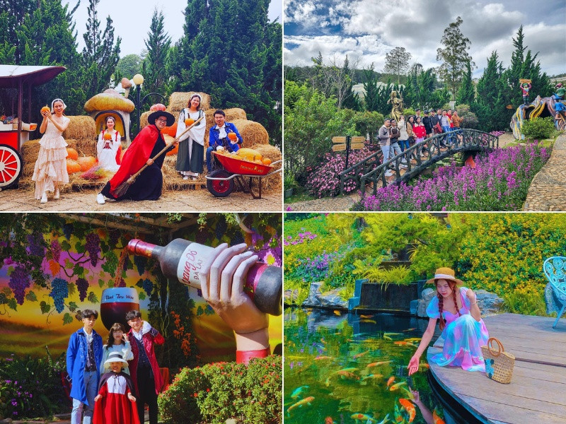 Không gian đầy cổ tích tại Fairytale Land Đà Lạt 