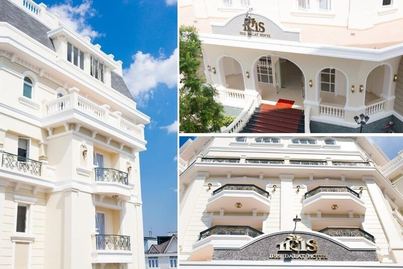 Iris Đà Lạt Hotel  nổi bật với gam màu trắng đầy sang trọng 