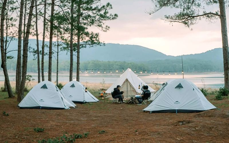 Địa điểm cắm trại thu hút nhiều tour Đà Lạt tìm đến
