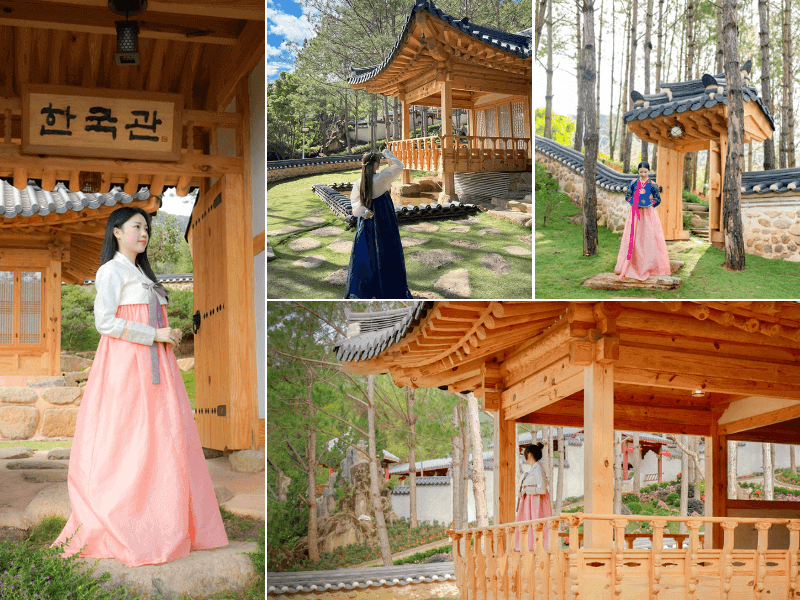 Những góc ảnh vô cùng đẹp tại làng cổ Hàn Quốc ở Đà Lạ