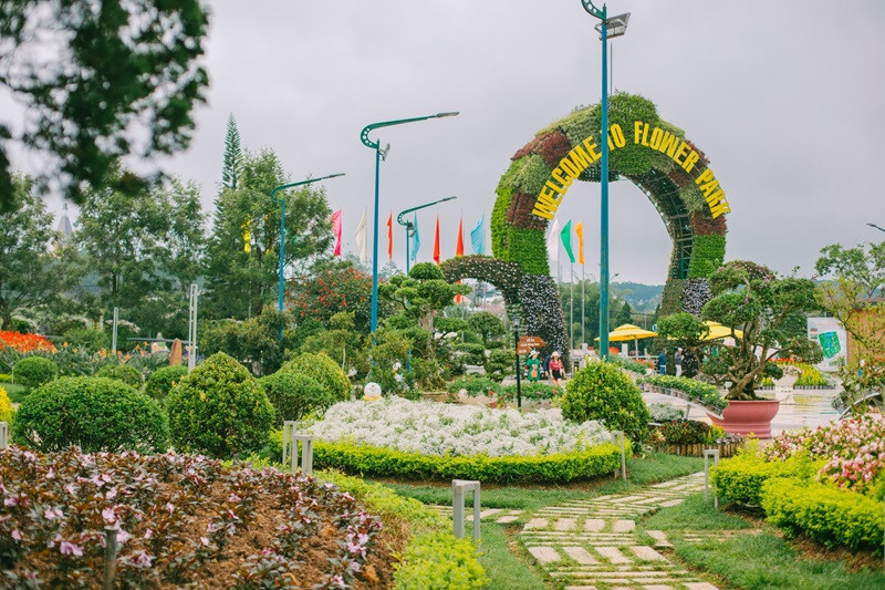 Check-in vườn hoa Thành phố Đà Lạt