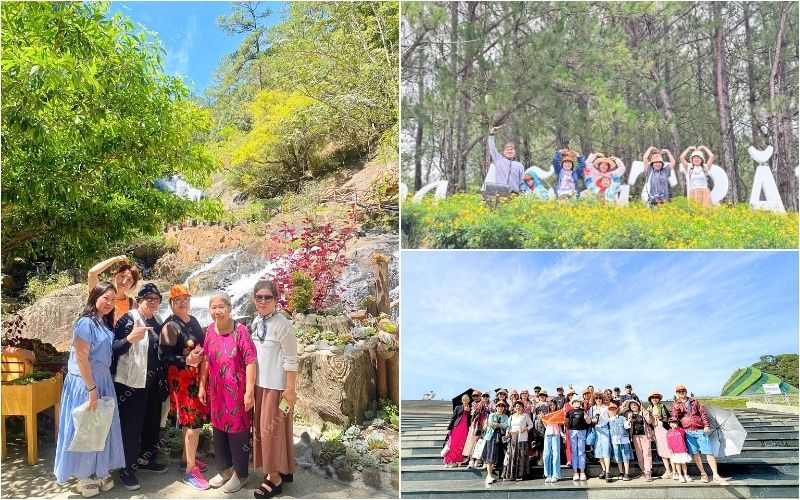 Đoàn tour đa dạng và linh hoạt lịch trình tham quan