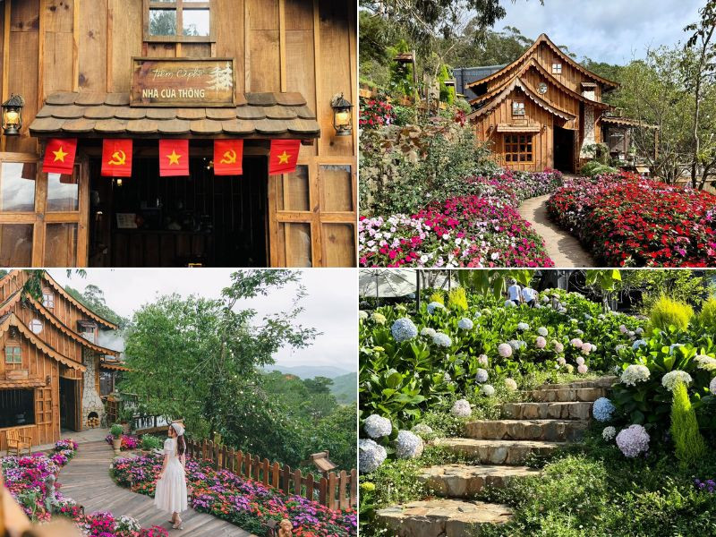 Nhà Của Thông là quán cà phê gỗ nhỏ xinh xắn