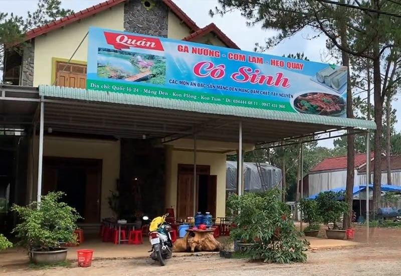  Gà nướng cơm lam Cô Sinh