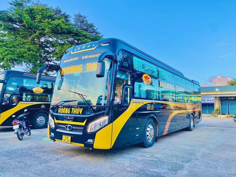 Di chuyển đến Pleiku bằng xe khách