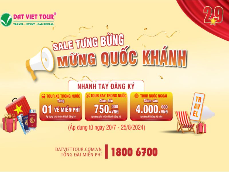 Du lịch lễ 2/9 cùng Đất Việt Tour 